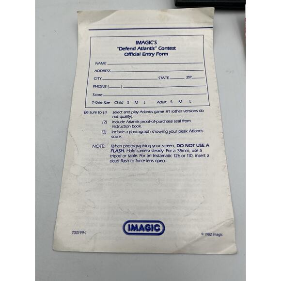 Atari 2600 Atlantis from Imagic with Manual - Picture 6 of 9